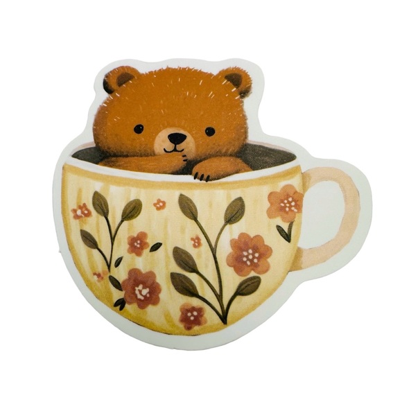 ★ Cozy Autumn Sticker Set 4PCS Waterproof Matte Vinyl material - Multicolored ★ - Picture 3 of 16